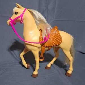 Mattel‎ Barbie Light Brown Horse Blonde Mane for 12" Fashion Doll
